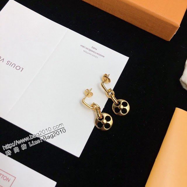 Louis Vuitton純銀飾品 路易威登菱形花形耳環 LV立體菱形耳釘耳吊  zglv1848